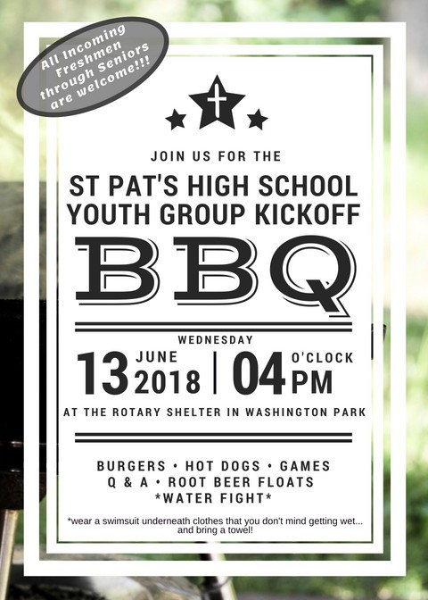Spw High School Youth Group Kickoff Bbq