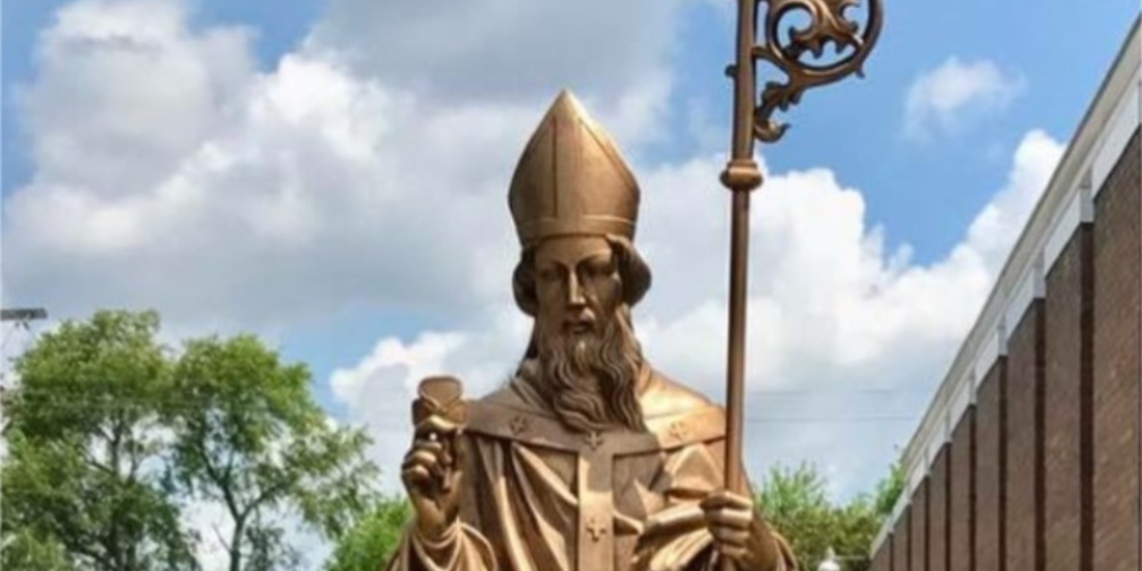 50th Anniversary of the Dedication of St. Patrick Church St. Patrick Statue